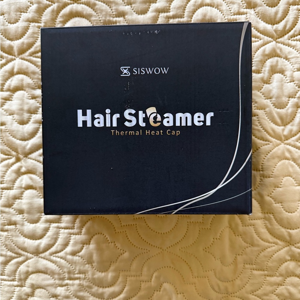 Black Hair Steamer Thermal Heat Cap